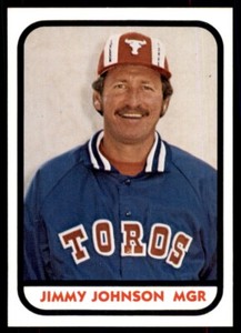1981 TCMA Minor League Jimmy Johnson Tucson Toros #12