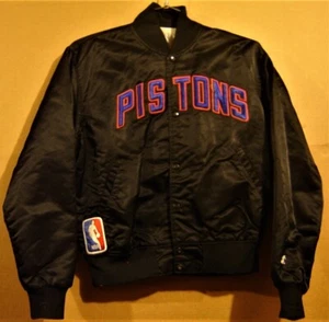 DETROIT PISTONS NBA JACKET AND JERSEY - Picture 1 of 11