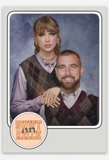 Travis Kelce Taylor Swift Kansas City Chiefs ACEO Custom Trading Card