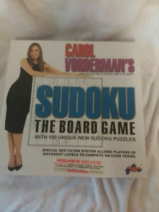 Carol Vorderman's Sudoku Board Game - New & Sealed - "Woolworths Exclusive" - Picture 1 of 4