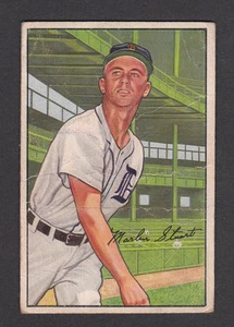 Marlin Stuart 1952 Bowman Baseball Bubblegum Card - Picture 1 of 1