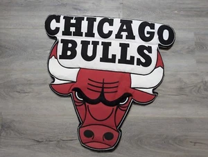 Chicago Bulls Logo Vintage Large NBA Plush Pennant 1980s Rare Wall Room Decor  - Picture 1 of 8