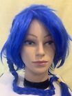 Colbat Messy Pigtails School Girl Fancy Dress Wig - Blue Cosplay