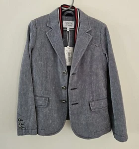 ARMANI JUNIOR Boys Gray Blazer Jacket Size 8 NWT - Picture 1 of 7