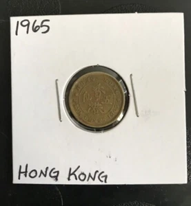 1965 Hong Kong 5 Cents - Picture 1 of 2
