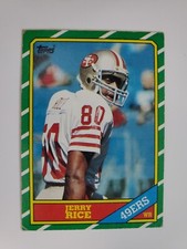 1986 Topps #161 Jerry Rice Rookie Card