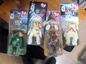 Juego de 4 osos internacionales TY Beanie Babies Mcdonalds (finales de los 90) - Imagen 1 de 12