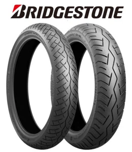 BRIDGESTONE BATTLAX 100/90-19 + 130/90-16 TIRES HARLEY DYNA SUPER GLIDE FXR FXE - Picture 1 of 1