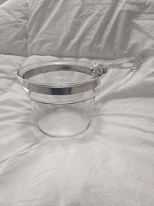 Vintage Pyrex Glass Double Boiler ONLY the Top Saucepan 6283L 1-1/2 Qt - Picture 1 of 9
