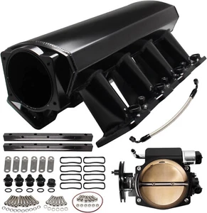 INTAKE MANIFOLD LS Cathedral Port 102mm Compatible with Chevy GM LS1 LS2 LS6 EFI - Picture 1 of 7