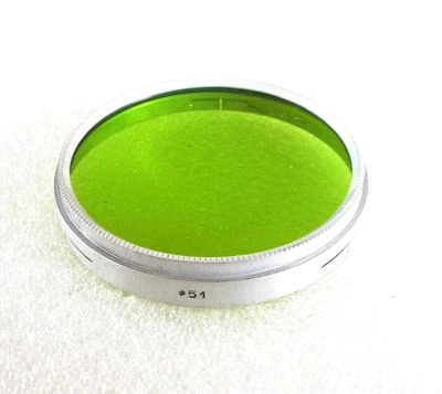 51mm Slip-On Push-On PZO GREEN Contrast Filter - PERFECT - Image 1 of 4