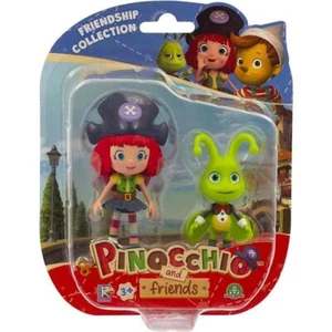 Pinocchio Freeda Of 9 Cm And Jiminy Cricket toy figure Free P&P - Picture 1 of 3