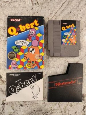 Q*bert Nintendo NES | Qbert CIB - Image 1 of 4