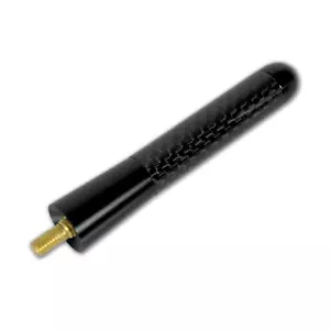 BLACK 3" CARBON FIBER ALUMINUM SHORT ANTENNA KIT FOR 09-21 NISSAN 370Z Z34 - Picture 1 of 8