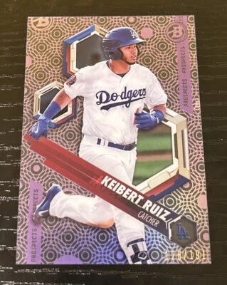 2018 Topps High Tek Keibert Ruiz Purple Prospect /191 - Image 1 of 2