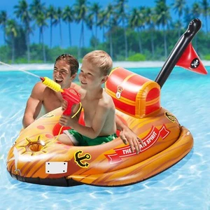 Pool Floats Kids with Water Gun for Aged 3-12, Toddler Pool Toys for Boys and... - Picture 1 of 6