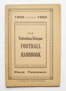 TOTTENHAM HOTSPUR - Official Handbook 1922/1923 *Excellent Condition* - Picture 1 of 5