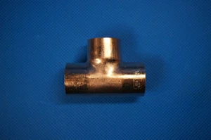HVAC Copper Fitting CxCxC  Tee 7/8" Flaring ID 22.3mm - Picture 1 of 6