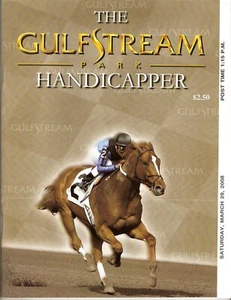 2008 - March 29th - Gulfstream Park "Florida Derby" program - MINT - BIG BROWN - Picture 1 of 1
