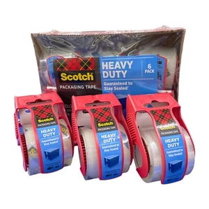 Scotch Heavy Duty Packaging Tape, 1.88" x 27.7 YD with Dispenser - Picture 1 of 11