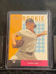 Shota Imanaga RC 2024 Topps Heritage High # Rookie Performers Cubs - Picture 1 of 2