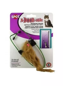 A-Door-fähig hängende Katzenminze gefüllt Maus Katzenspielzeug Türrahmen Klemme Gummiband - Bild 1 von 6