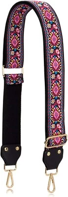 Cartera Correa Bandolera Repuesto Bolso de Hombro 2 Anchos Ajustables Bordados Foto 1 de 4