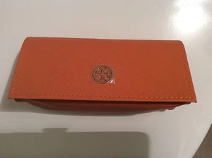 Authentic New Tory Burch Orange Sunglasses/Eyeglasses case - Picture 1 of 6