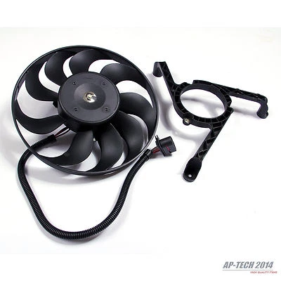 Ventilador y soporte de refrigeración del radiador de 290 mm para VW Golf Jetta Beetle AUDI TT#1JD959455A# Foto 1 de 4