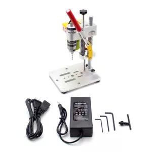 Micro Desktop Bohrer Bohrmaschine variable Geschwindigkeit DC Metall Jade Schleifbohrer - Bild 1 von 12