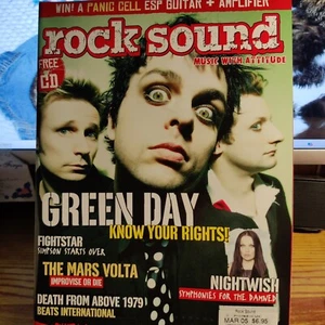 Rock Sound Magazine (UK) (March 2005) Green Day, Mars Volta Judas Priest Plus CD - Picture 1 of 9