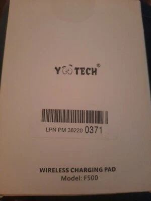 YOOTECH 7.5W Wireless Charger for Apple iPhone & Samsung Galaxy - Black (F500) - Image 1 of 2