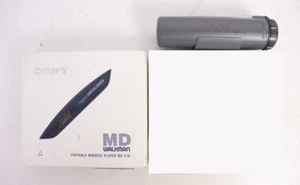 Sony MD Walkman MZ-E70 Minidisc Player White with dry cell case - Picture 1 of 3