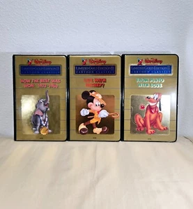 Lot of 3 Disney Limited Gold Edition II Clamshell Life w/Mickey, Pluto, Dumbo - Bild 1 von 7