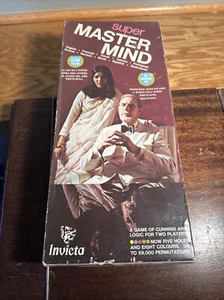 Invicta Super Master Mind MasterMind Board Game Vintage 1975 #3065 COMPLETE BOX - Picture 1 of 4