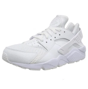 Nike Air Huarache Sneakers Women’s Running Gym Shoes Triple White Size 7.5 White - Picture 1 of 15