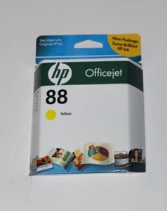 HP 88 Tintenpatrone Gelb Versiegelt Original Ablaufdatum 2011 - Bild 1 von 5