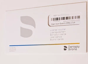 SIRONA CEREC Open Scan Export .Lizenz openscan Neu - Bild 1 von 1