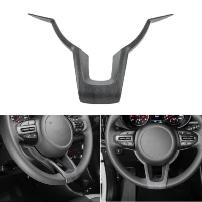 Matte Wood Grain Inner Steering Wheel Frame Trim Cover for Kia Picanto 2017-2025 - Image 1 of 4