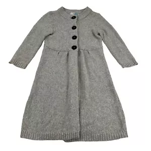 Boden Cardigan Sweater Womens US 4 UK 8 Beige Tunic Length 3/4 Sleeve Wool Blend - Picture 1 of 5