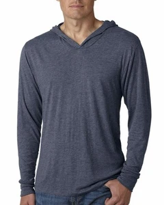 Next Level Hombre Premium Triblend Manga Larga Camiseta Sudadera con Capucha N6021 Elige Tallas - Imagen 1 de 18