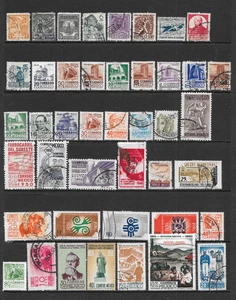 MEXICO ONE PAGE LOT - VARIOUS MH & USED ISSUES 1947 - 1961 - Picture 1 of 2