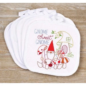 Herrschners® Gnome Sweet Gnome Pot Holders Iron-On Transfer Kit - Picture 1 of 1