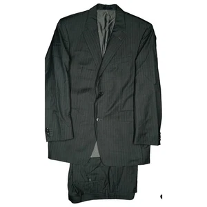 Joop! 52 Traje Gris Rayas Hombre Chaqueta Chaqueta Pantalones Business Agujas Tiras L - Imagen 1 de 3