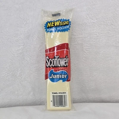Toallero de papel Scott Towels Junior blanco roto 1983 vintage nuevo de colección Foto 1 de 4