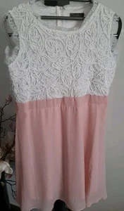 Tolles Sommerkleid in weiß aprikot Gr.2XL.... - Bild 1 von 5