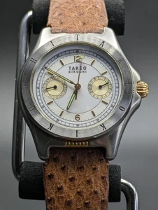 Reloj Hombre Takeo Kikuchi TK-2002 Cuarzo Batería Reemplazada Hecho en Japón - Imagen 1 de 18