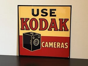 Kodak film vintage style metal advertising sign baked - Picture 1 of 1