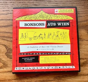 Bonbons Aus Wein Strauss Mozart Vienna Dances Vanguard VTC 1634 Reel To Reel EX - Picture 1 of 4