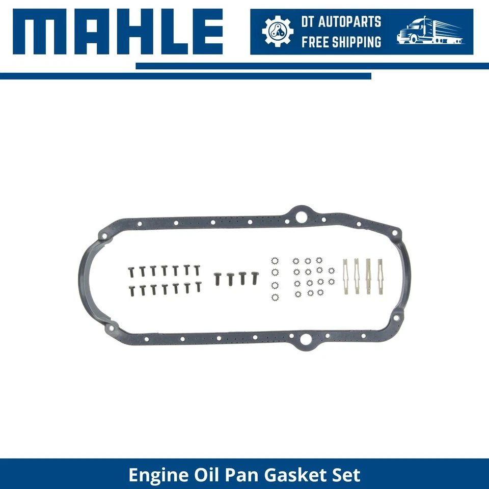 For 1975-1982 Checker Marathon Engine Oil Pan Gasket Set Mahle 1976 1977 1978 - Image 1 of 1